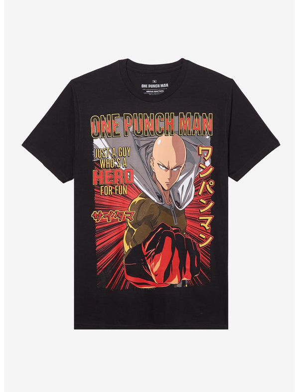One Punch Man Magazine Cover T-Shirt