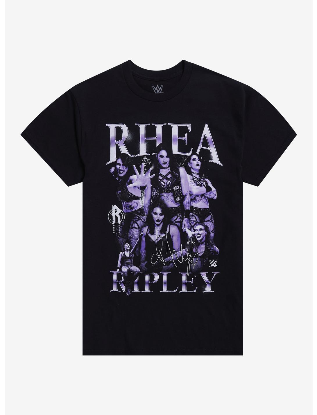 WWE Rhea Ripley Collage T-Shirt