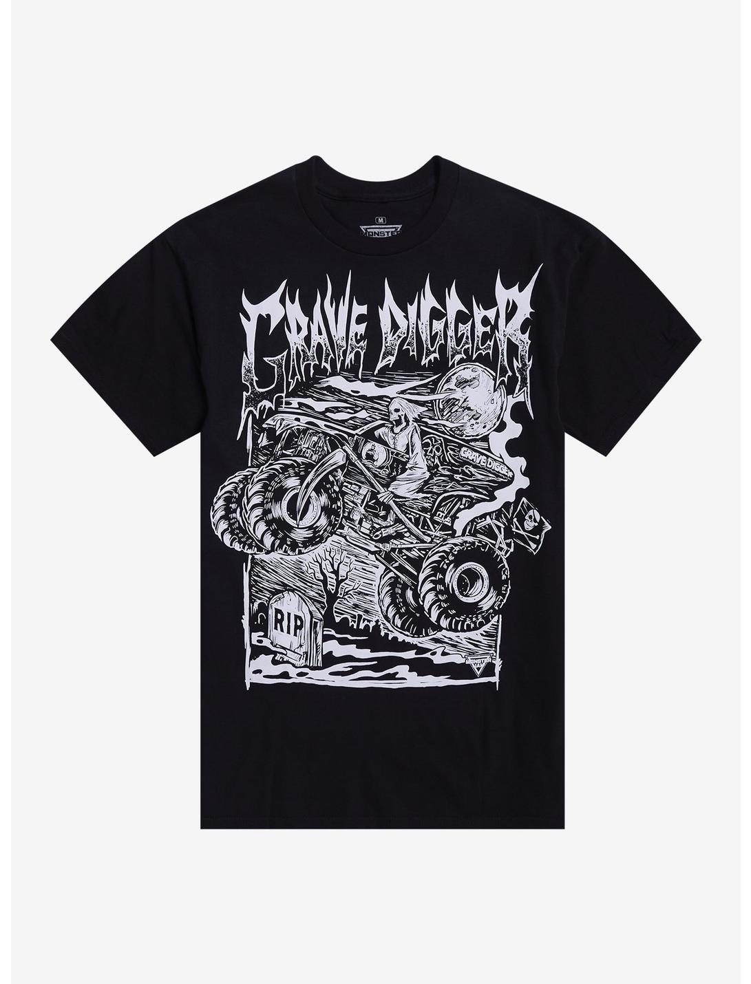 Monster Jam X Vertebrae33 Grave Digger T-Shirt