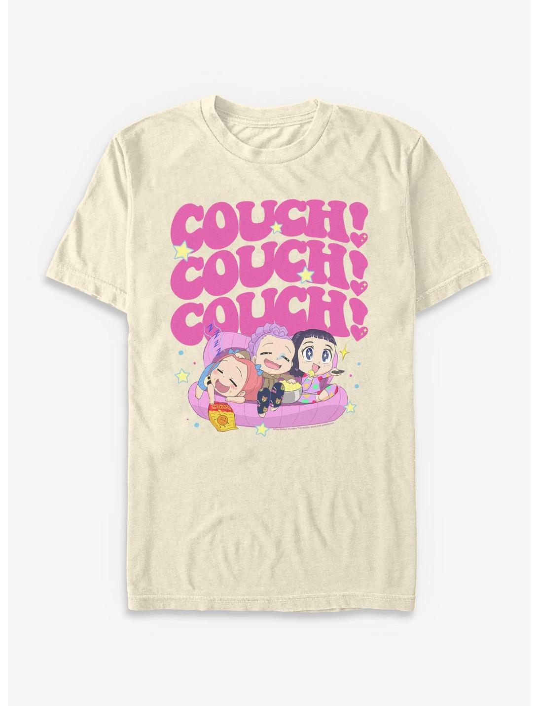 KPop Demon Hunters HUNTR/X Chibi Couch Snacking T-Shirt
