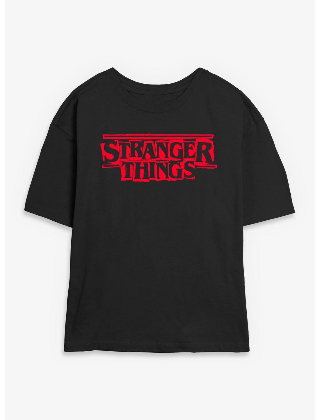 Stranger Things Stencil Logo Girls Skimmer T-Shirt