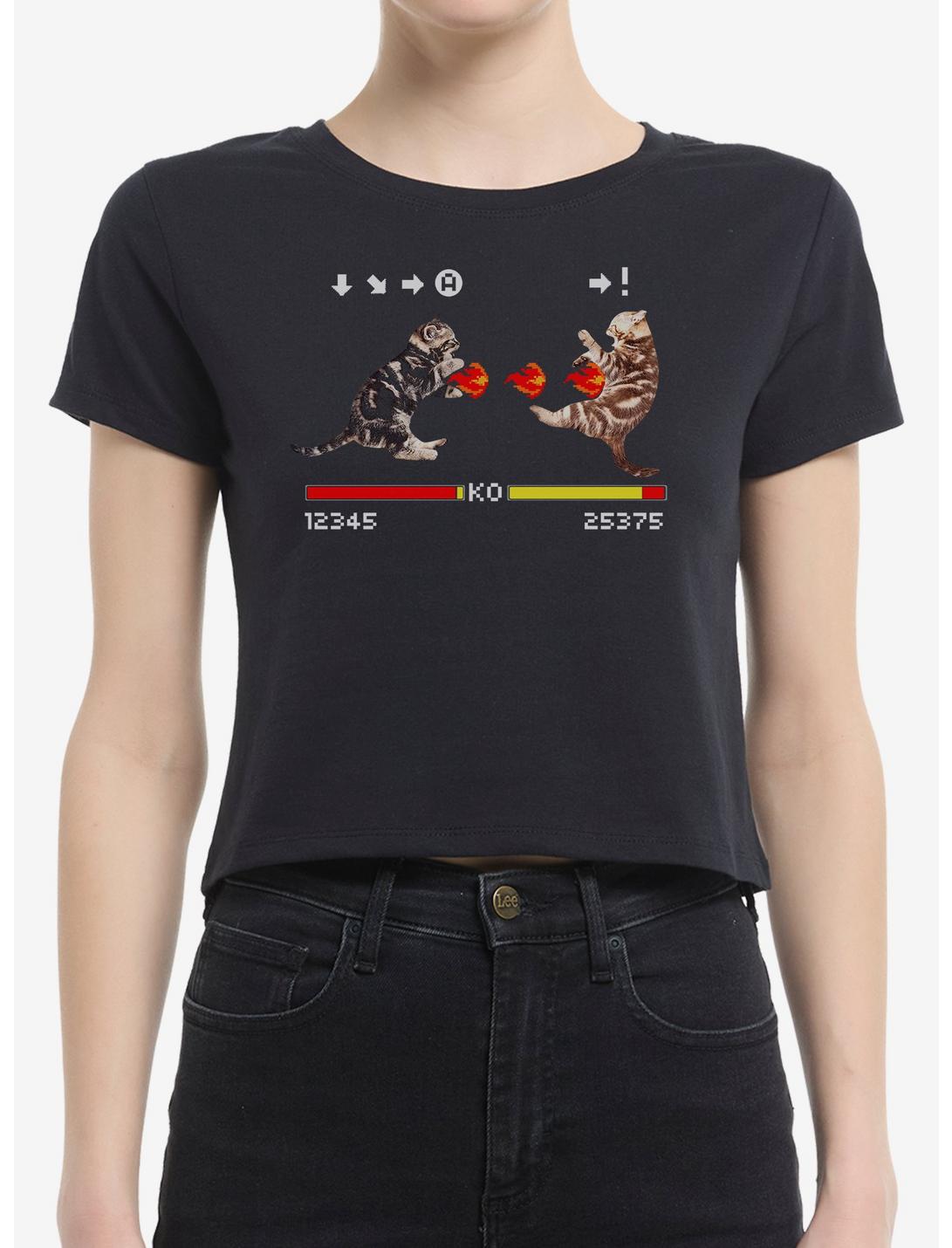 Cat Fight Video Game Girls Baby T-Shirt