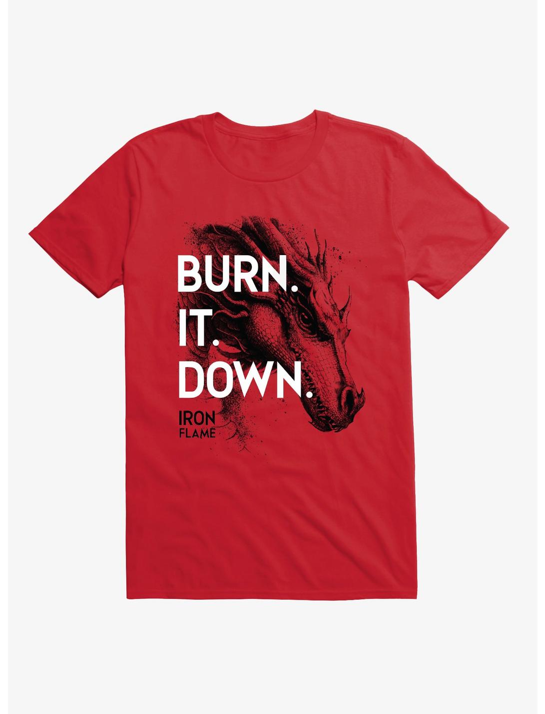 Iron Flame Dragon Burn It Down T-Shirt Hot Topic Exclusive