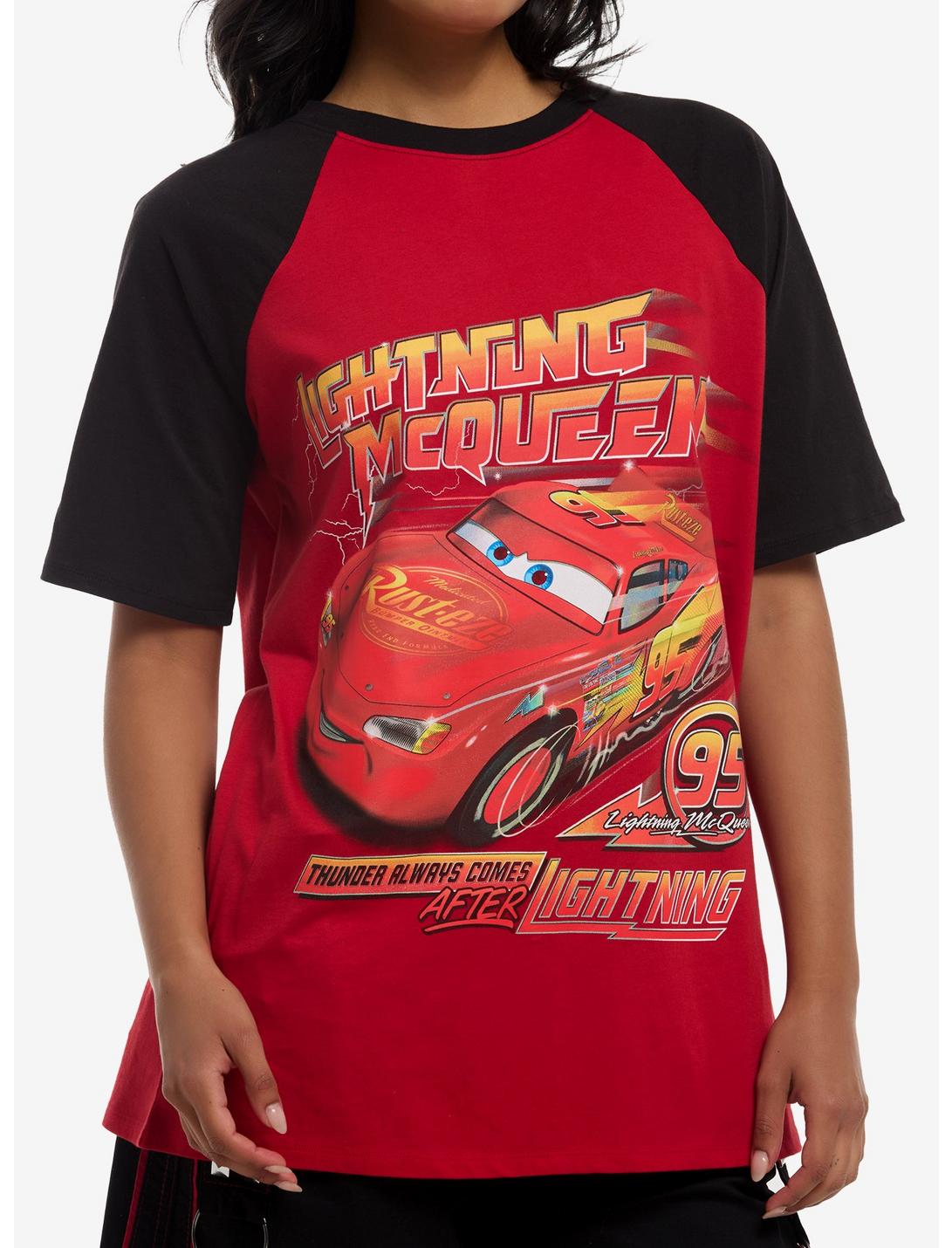 Haut ample raglan Disney Pixar Cars Flash McQueen pour filles