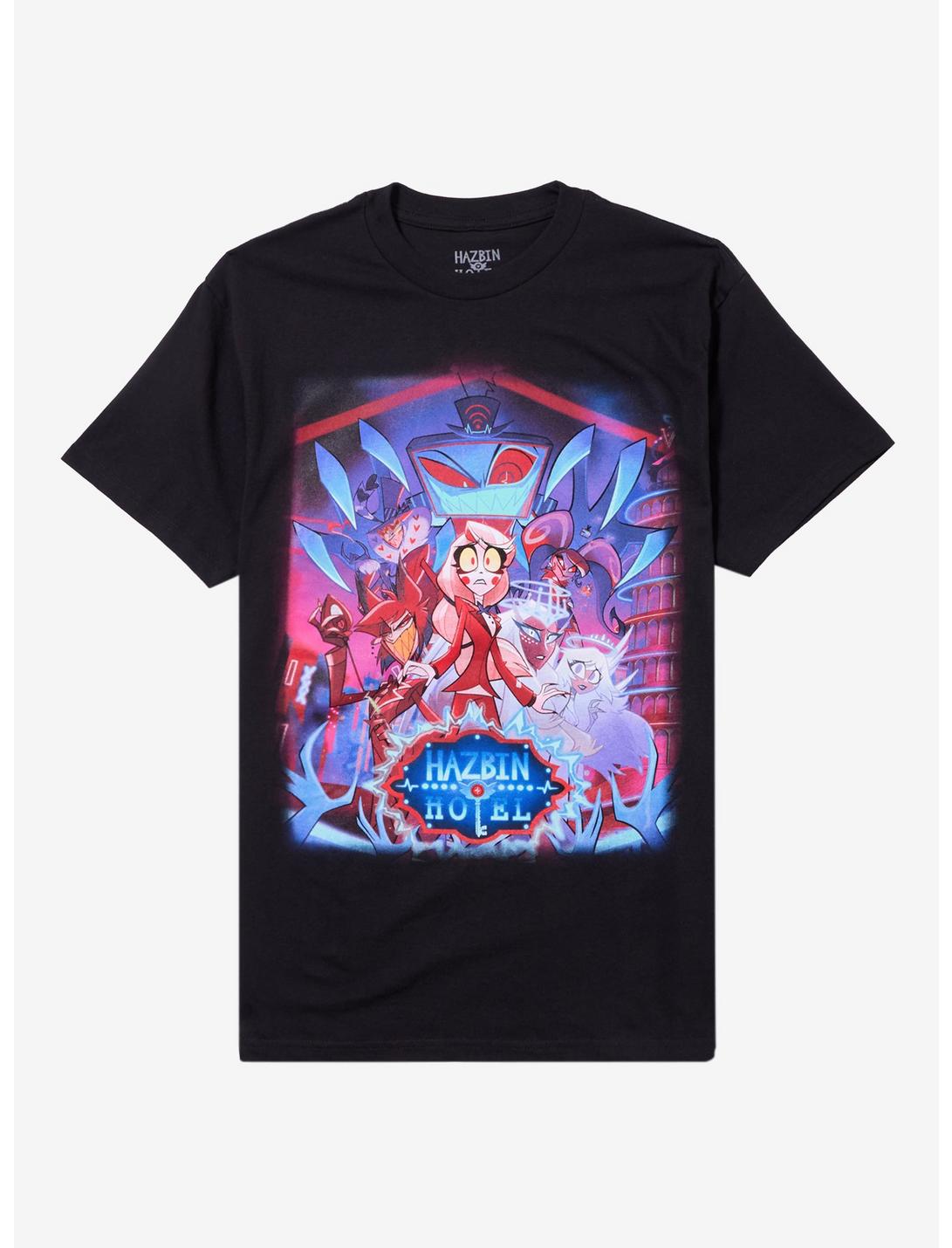 T-shirt avec affiche de la saison 2 de Hazbin Hotel