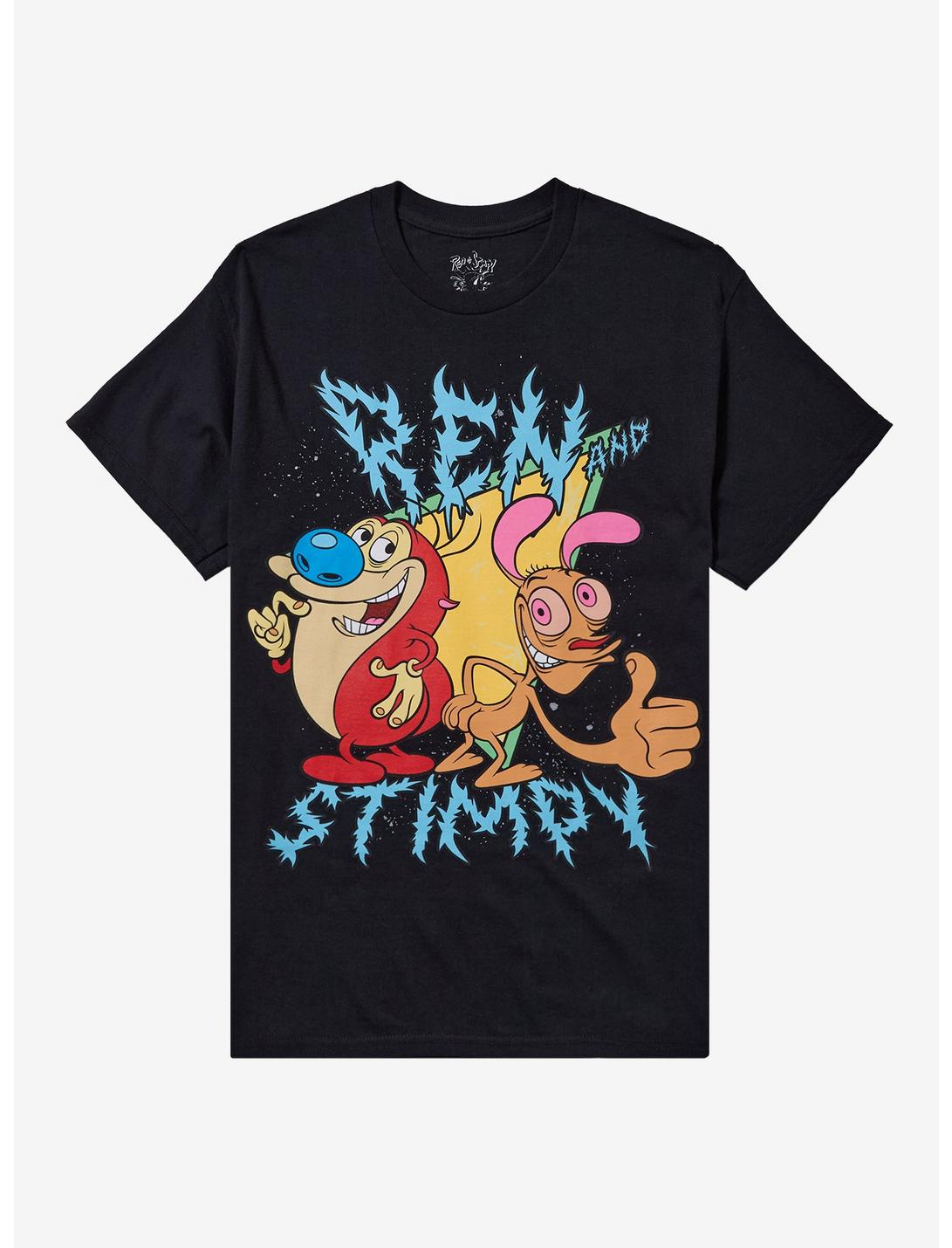 Ren And Stimpy Metal T-Shirt