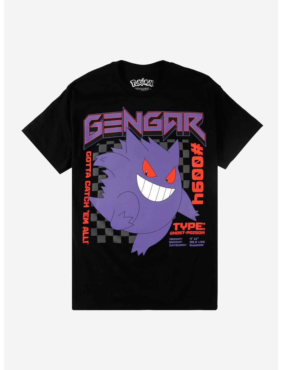 Pokémon Gengar Checker T-Shirt