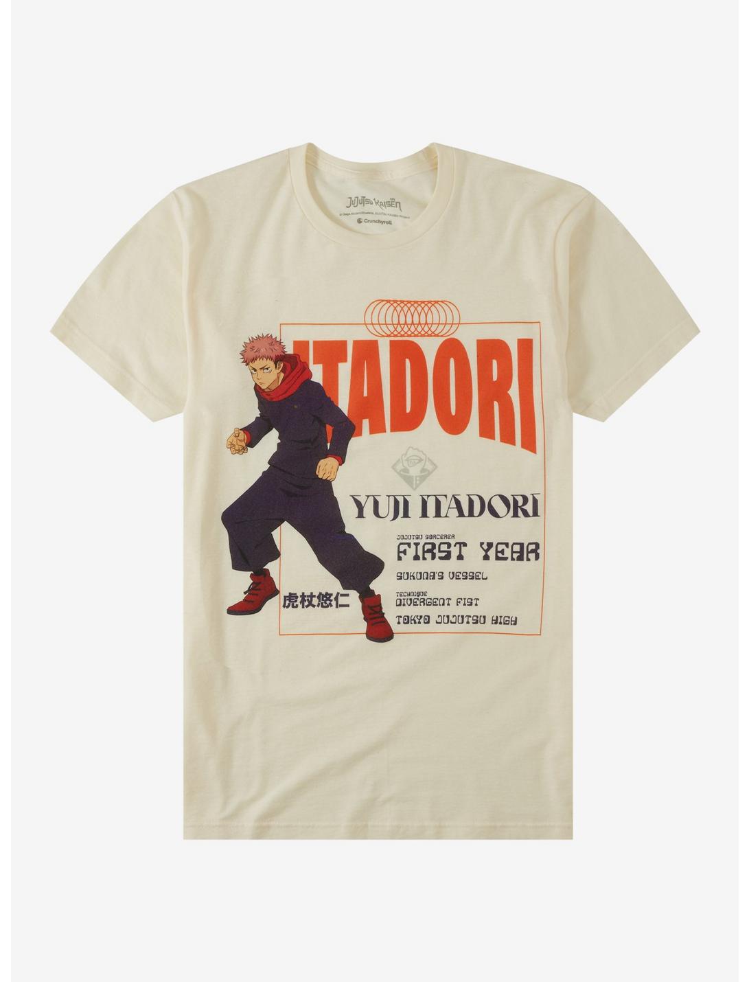 Jujutsu Kaisen Yuji Itadori Stats T-Shirt