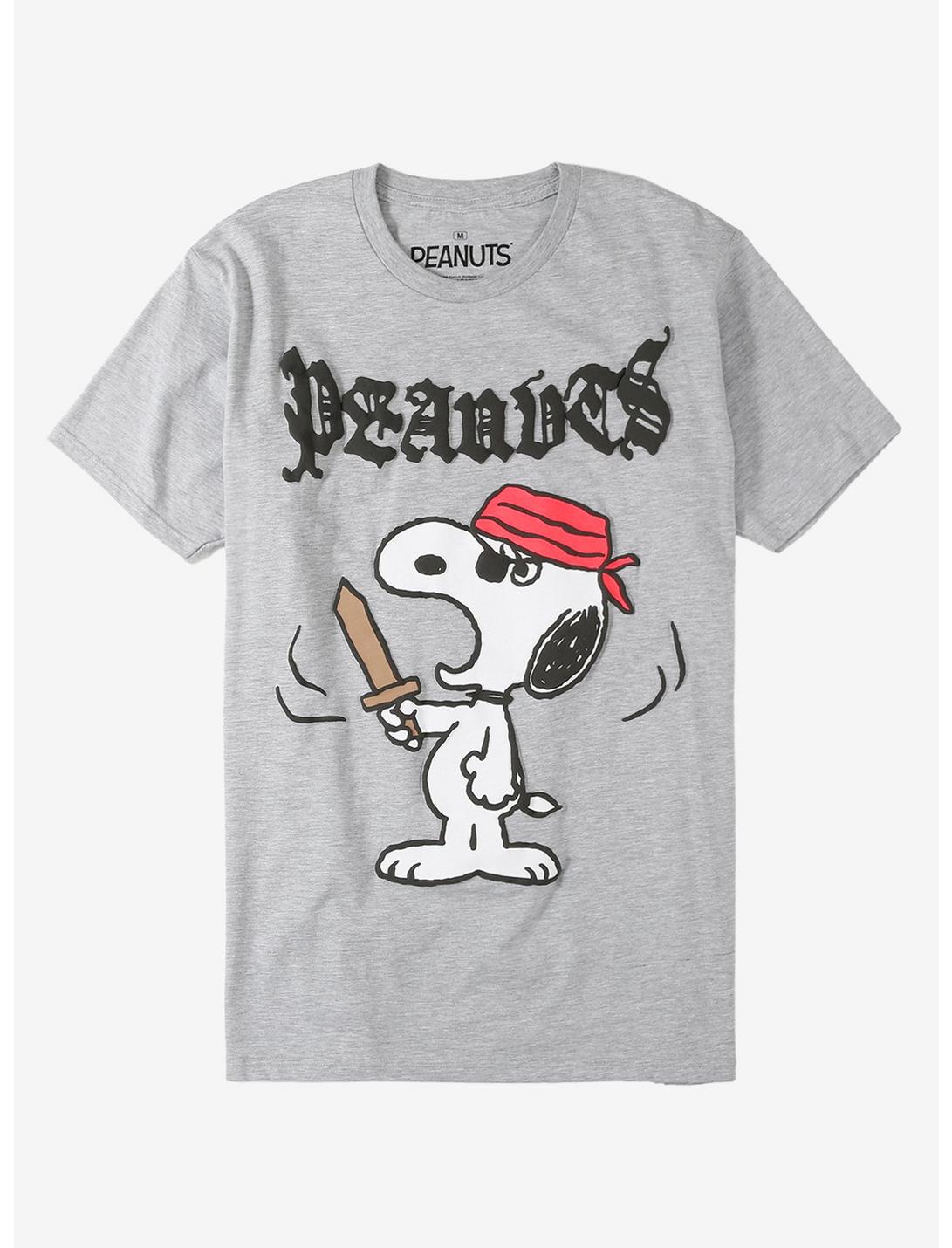 Peanuts Snoopy Blackbeagle Puff Print T-Shirt