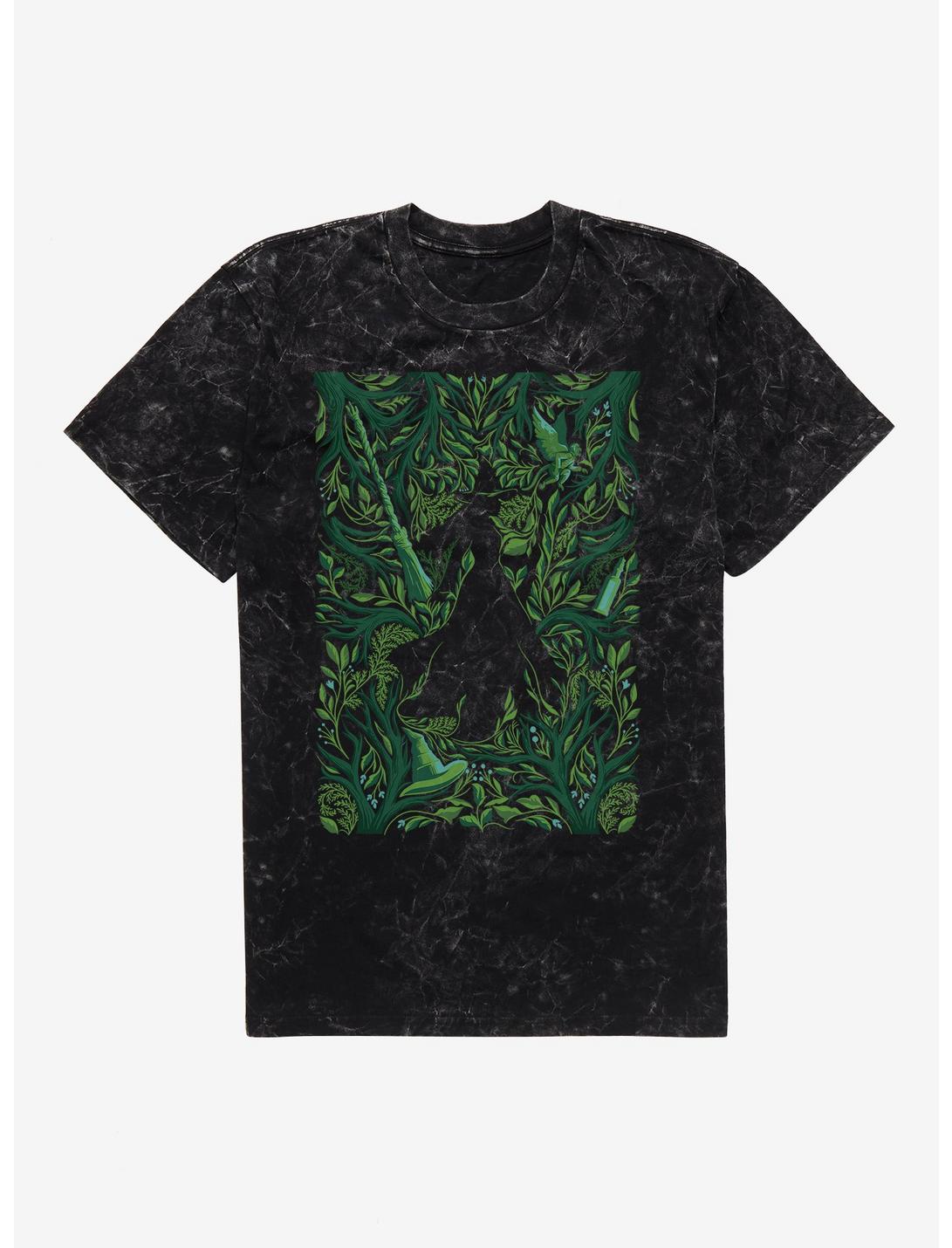 Wicked: For Good Elphaba Silhouette Mineral Wash T-Shirt