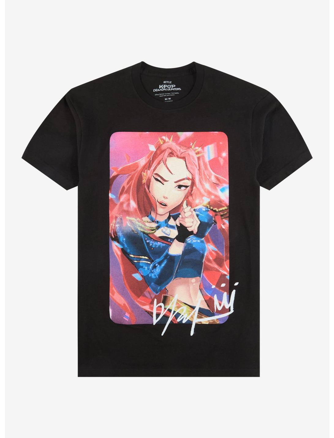 KPop Demon Hunters HUNTR/X Mira Portrait Signature T-Shirt