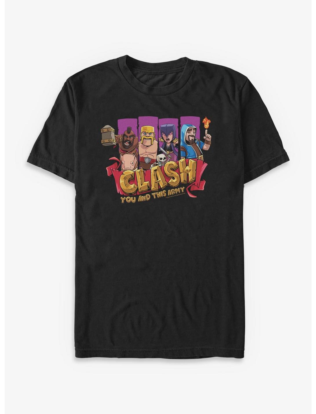 T-shirt Clash of Clans Clash Toi et cette armée