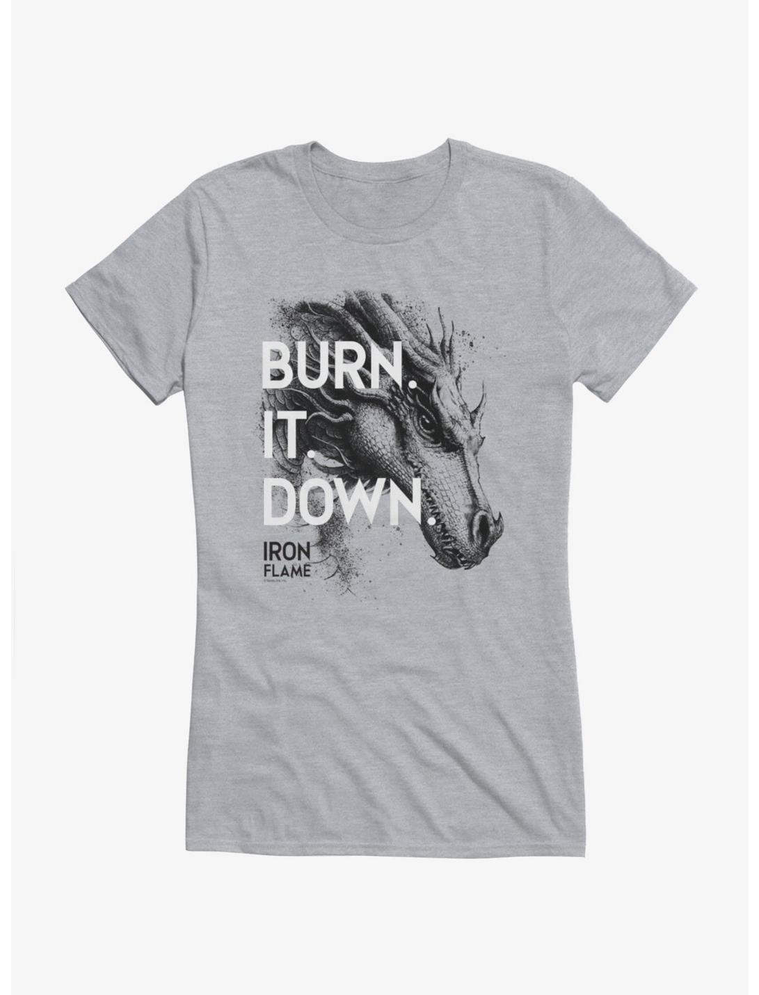 Iron Flame Dragon Burn It Down Girls T-Shirt Hot Topic Exclusive