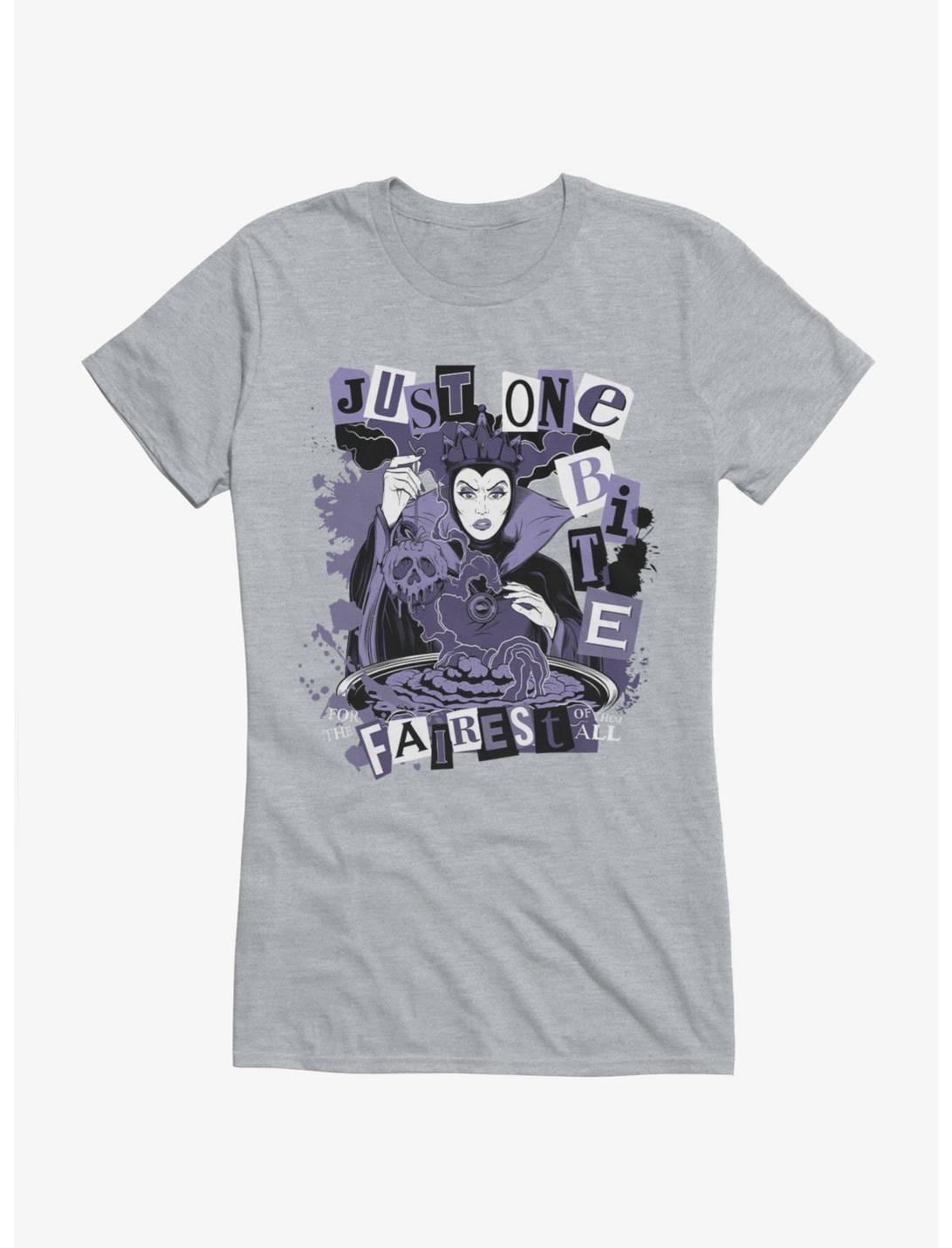 Disney Villains Snow White Evil Queen Just One Bite Block Letters Girls T-Shirt Hot Topic Exclusive