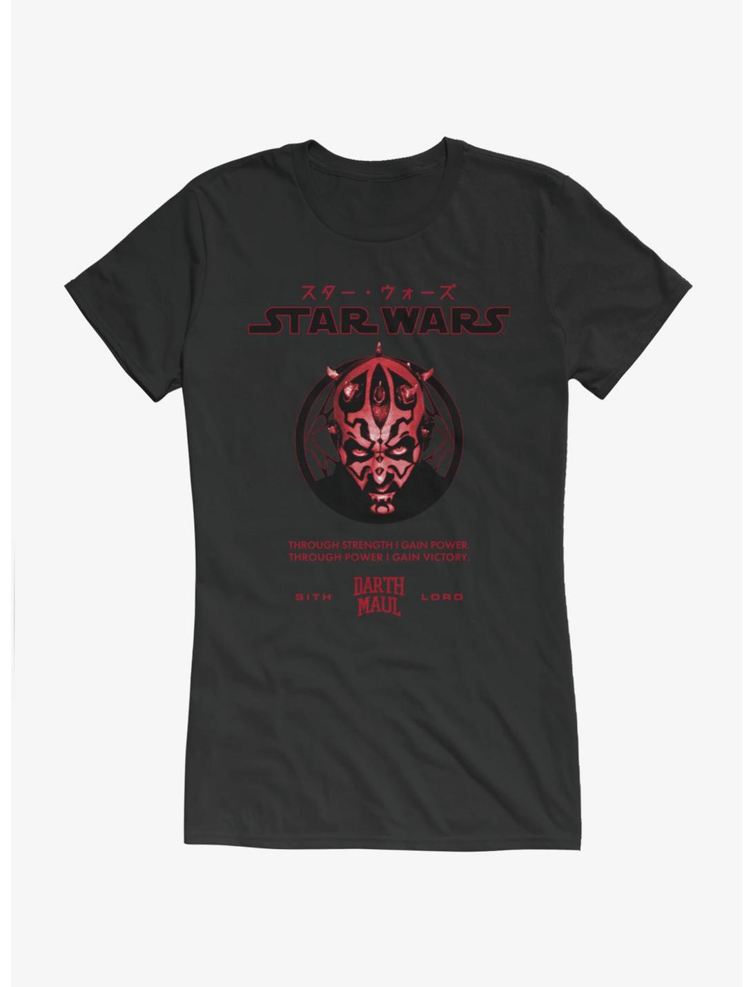 Star Wars Darth Maul Power Girls T-Shirt Hot Topic Exclusive