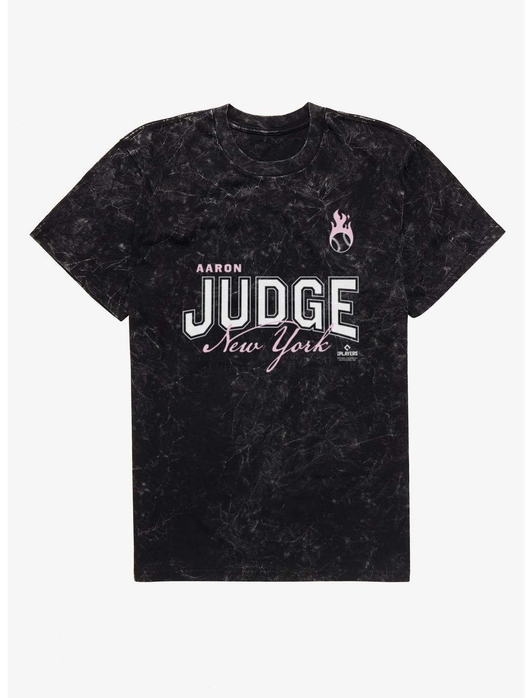 MLB New York Yankees Aaron Judge New York Mineral Wash T-Shirt Hot Topic Excluisve