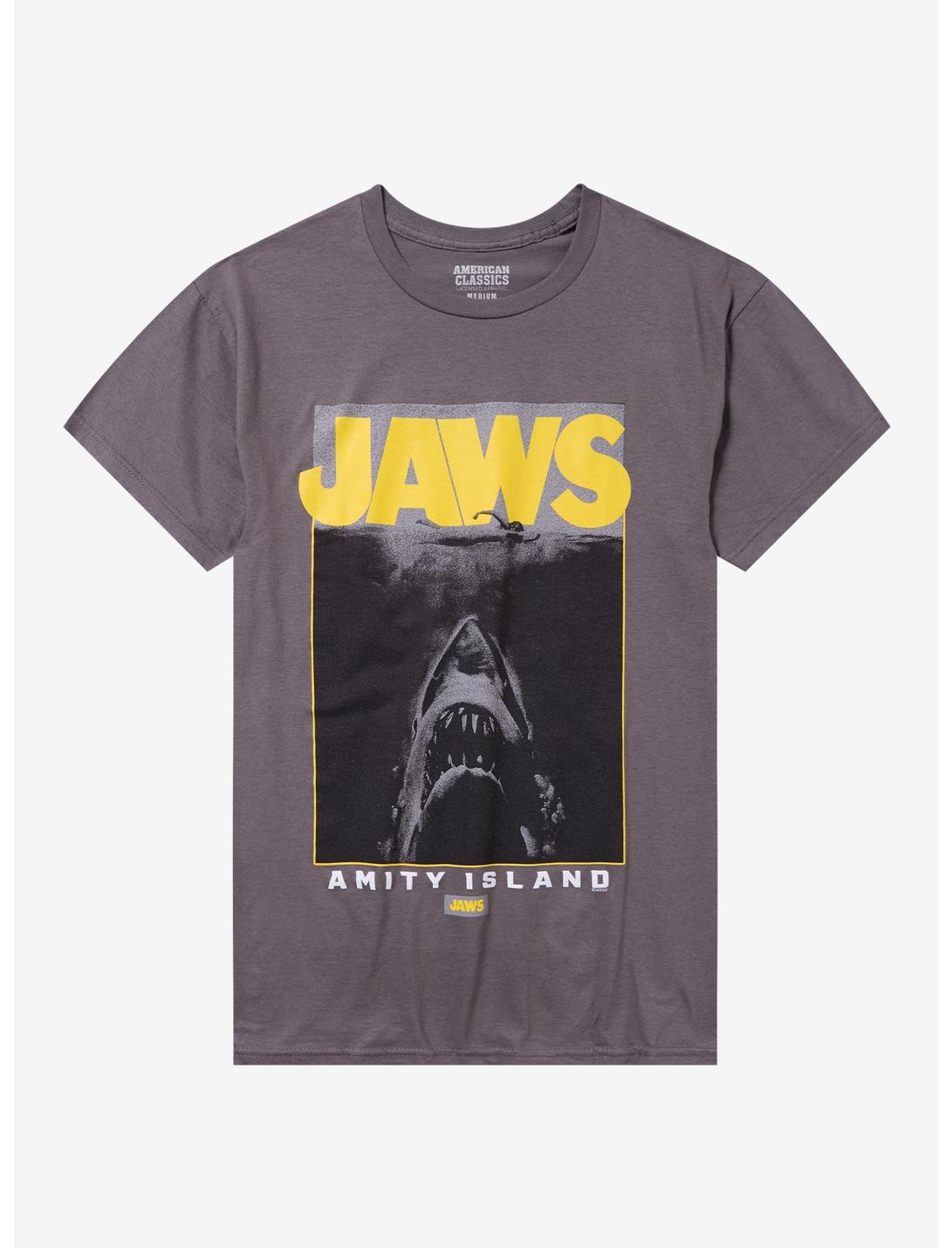 T-shirt affiche de film Les Dents de la Mer (tonal)