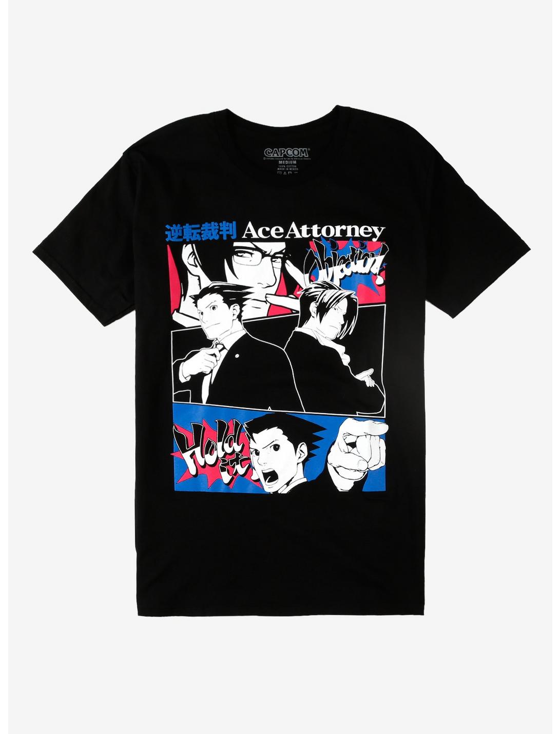 Phoenix Wright: Ace Attorney Duo Panels T-Shirt