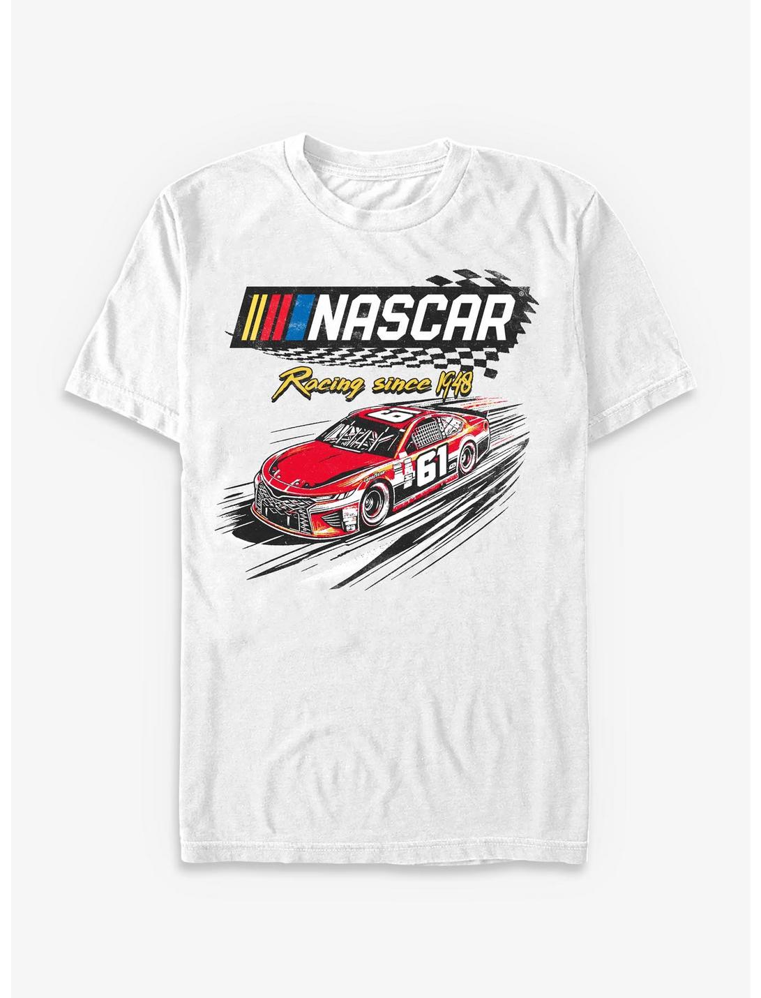 NASCAR Racing Checker Racing Back T-Shirt