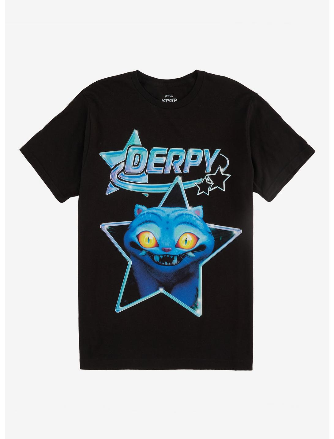 KPop Demon Hunters Derpy Tiger Star T-Shirt
