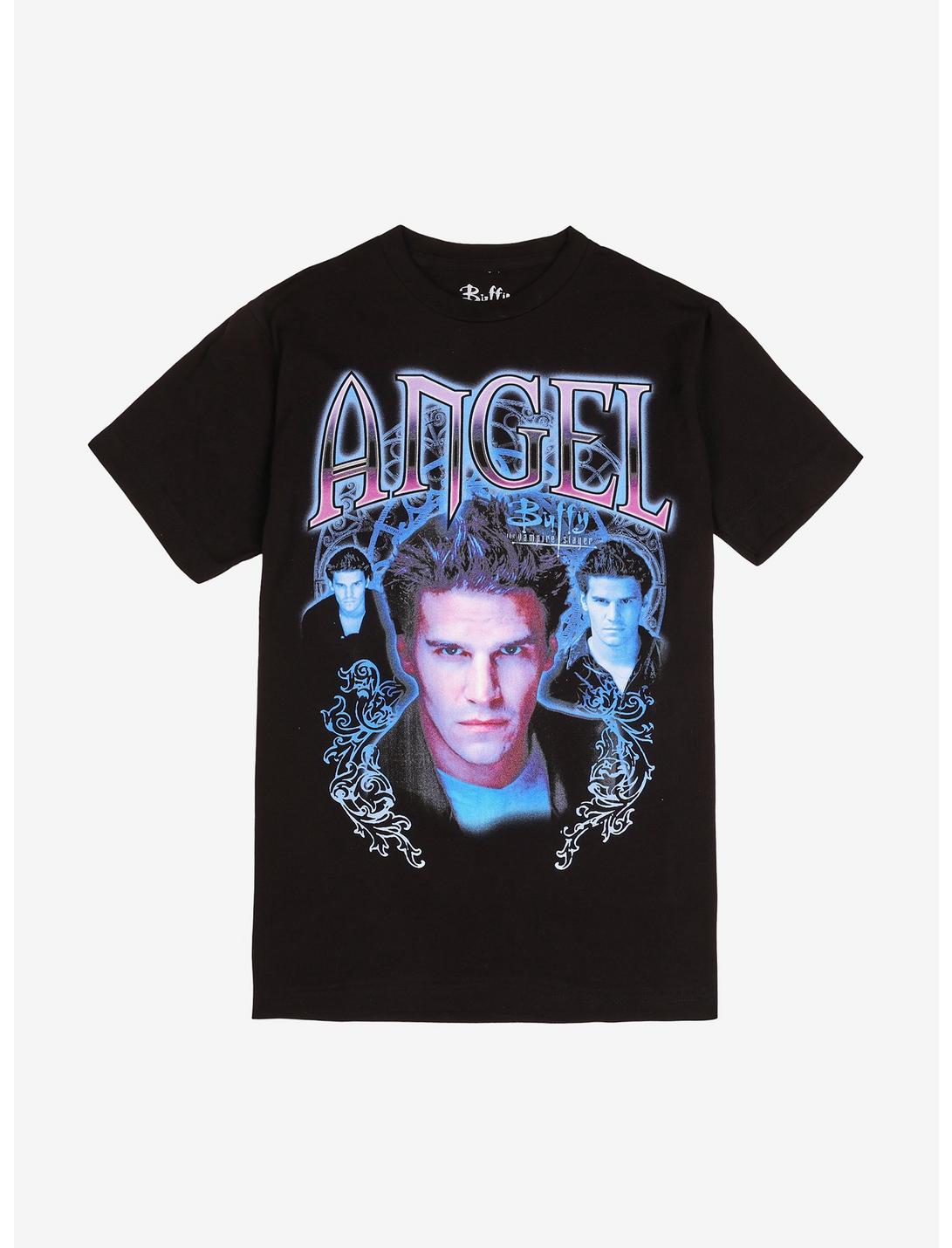 Buffy The Vampire Slayer Angel Collage T-Shirt