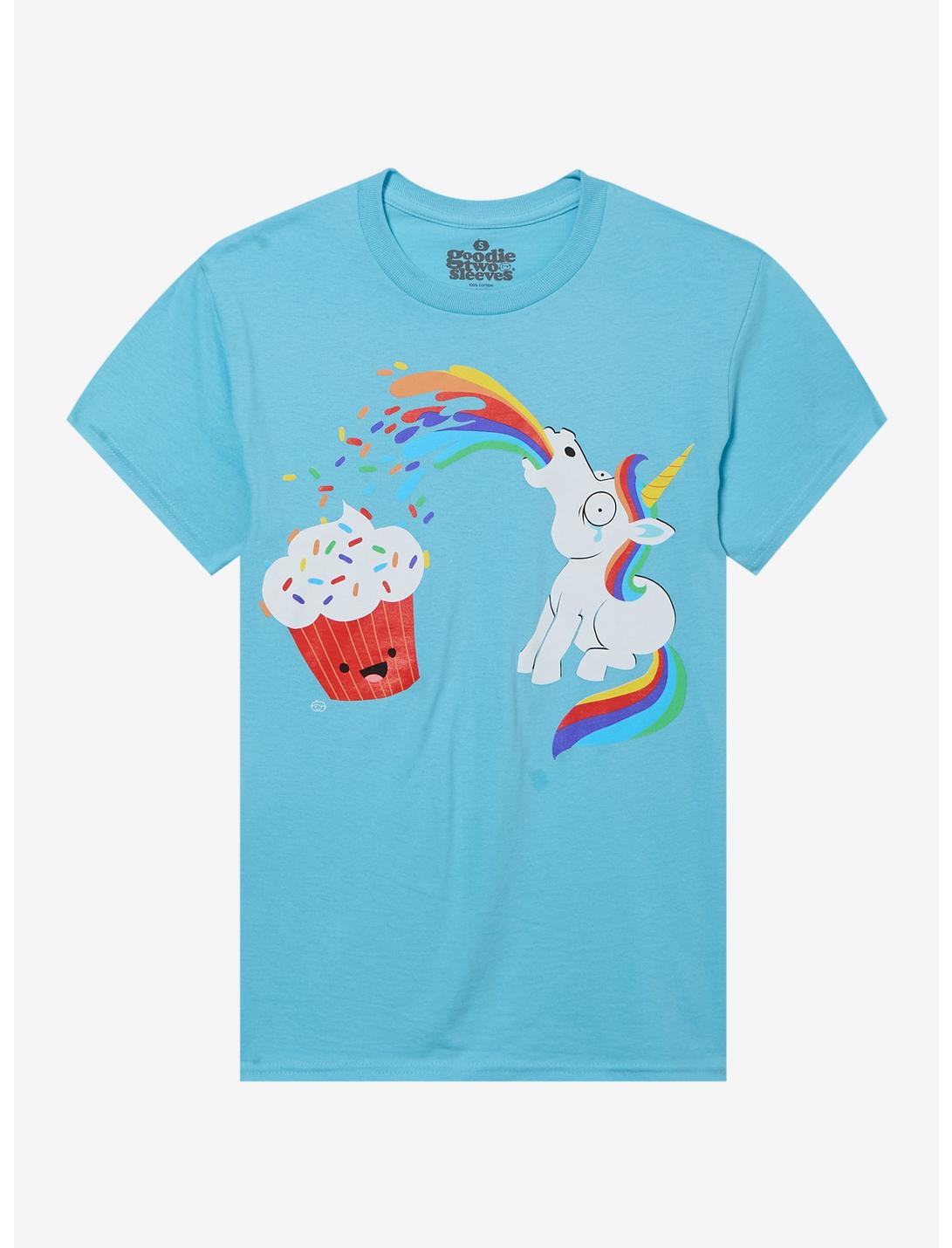 T-shirt Licorne & Cupcake par Goodie Two Sleeves