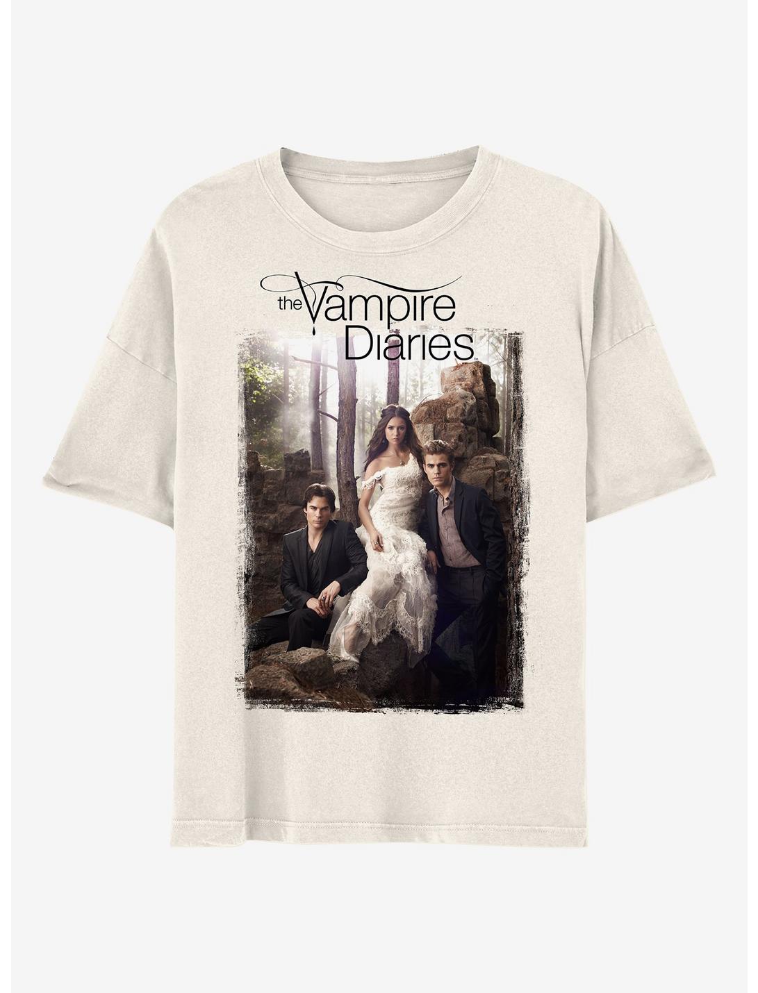 The Vampire Diaries Trio Poster T-Shirt