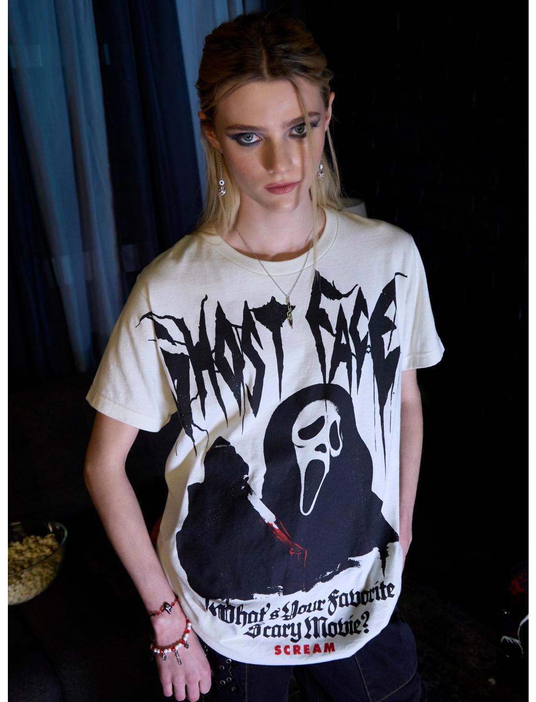 Ghost Face Favorite Scary Movie T-Shirt