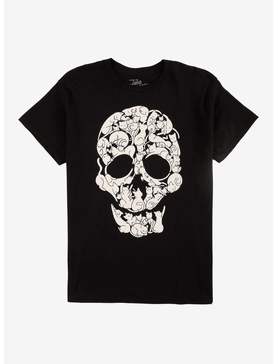 Cats Skull T-Shirt By Tobe Fonseca