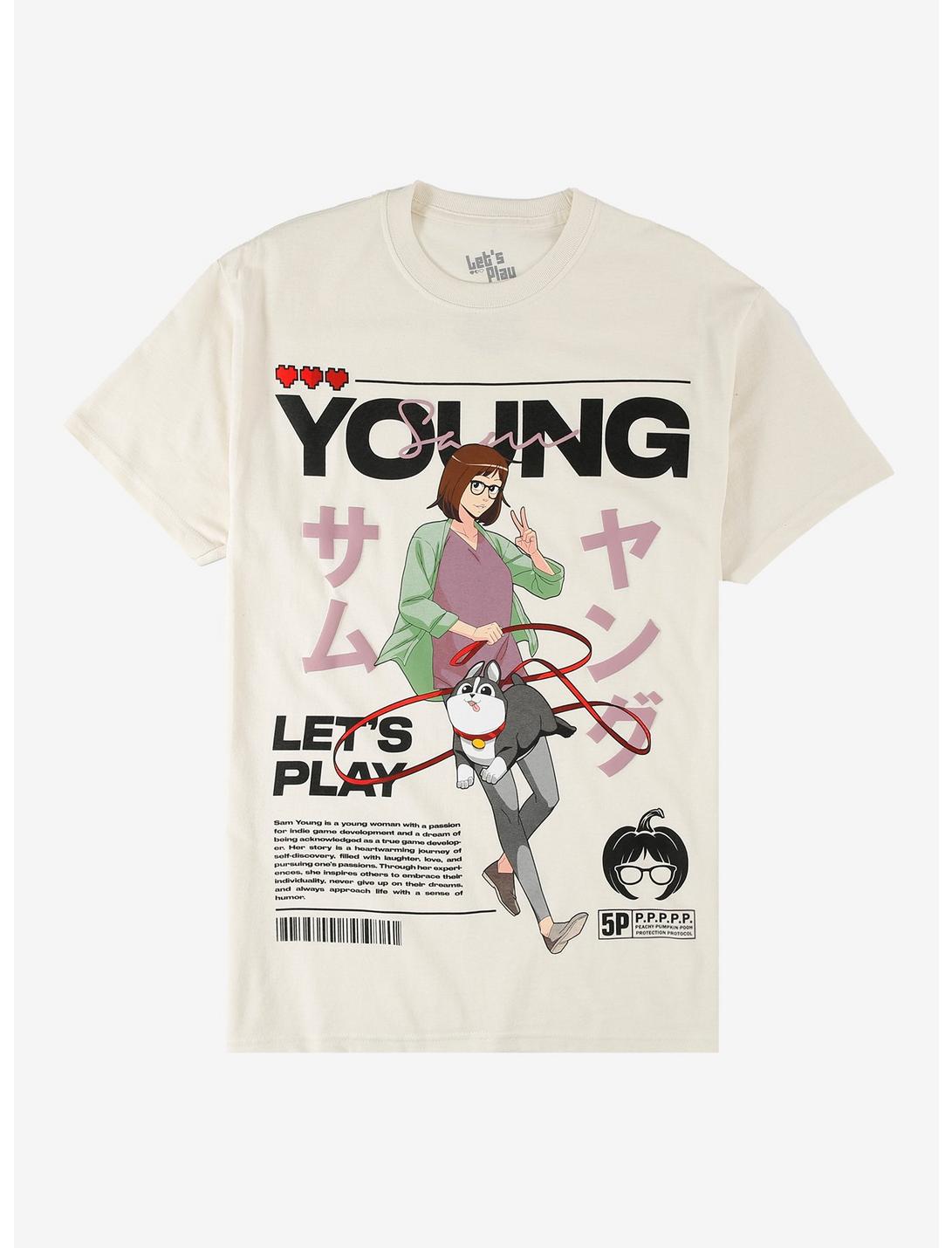 Let's Play Sam Young Magazine Cover T-Shirt