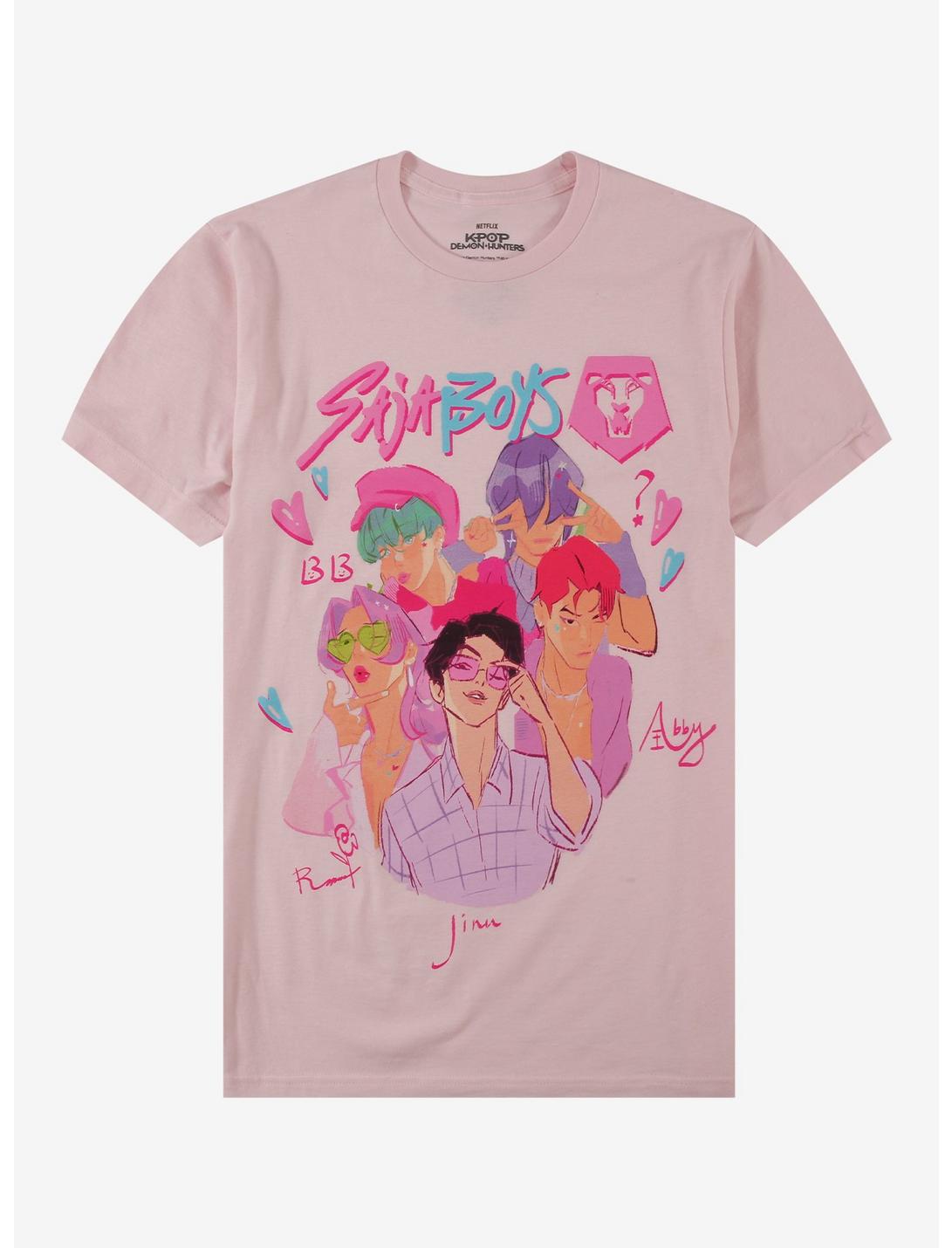 KPop Demon Hunters Saja Boys Soda Pop Signature T-Shirt
