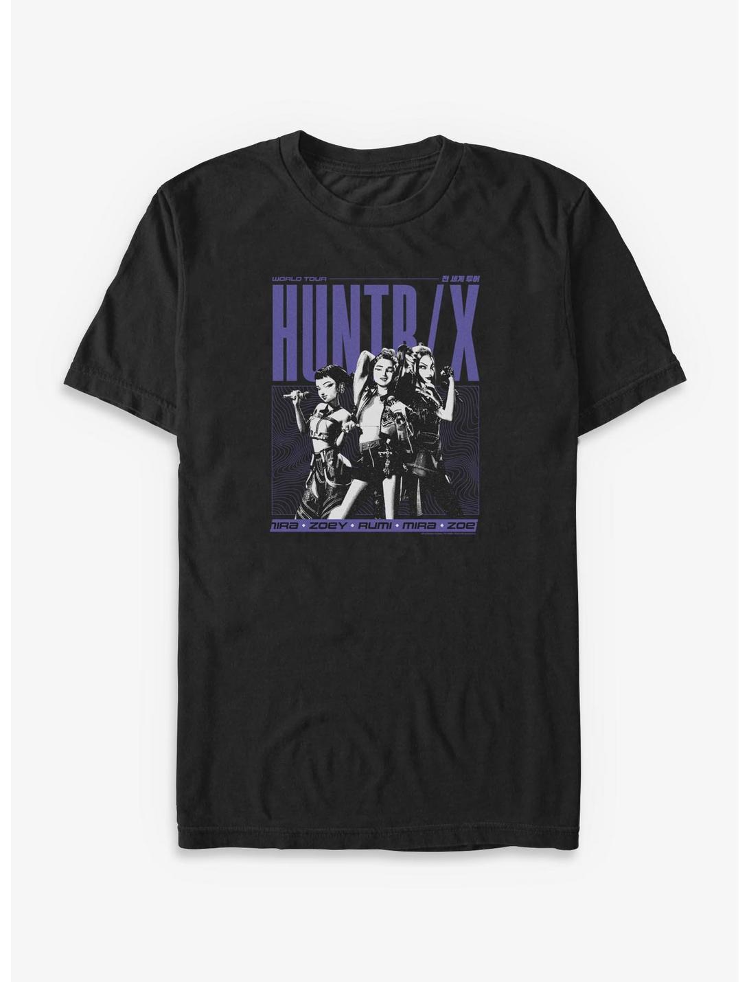 T-shirt grand format HUNTR/X de la tournée mondiale KPop Demon Hunters