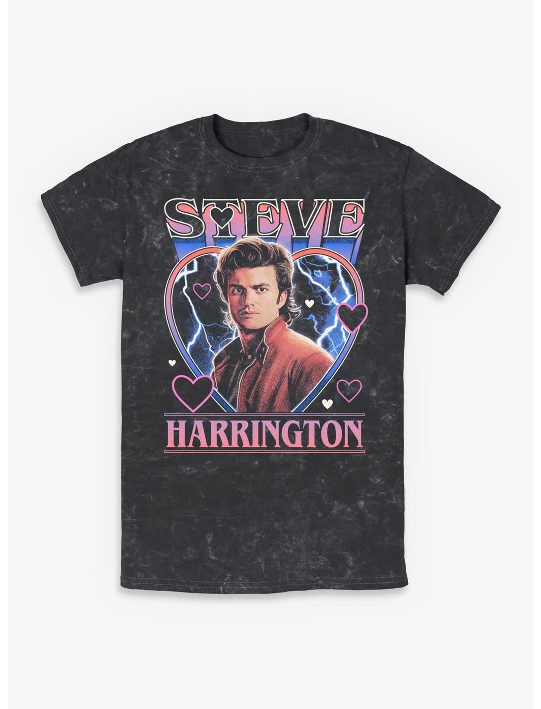 Stranger Things Steve Harrington Hearts Mineral Wash T-Shirt Hot Topic Exclusive