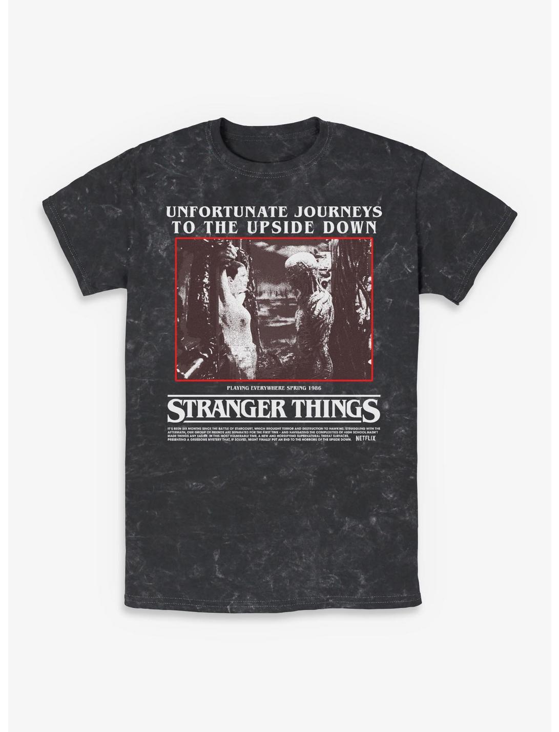 Stranger Things Unfortunate Journey Mineral Wash T-Shirt