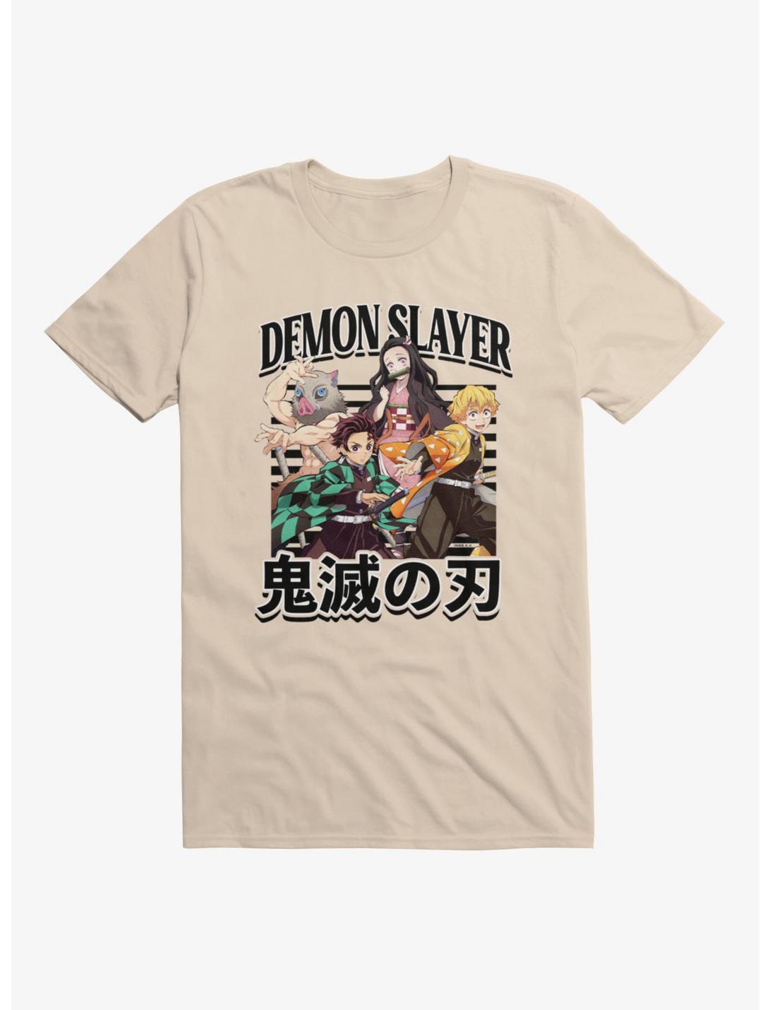 Demon Slayer: Kimetsu No Yaiba Group Names T-Shirt
