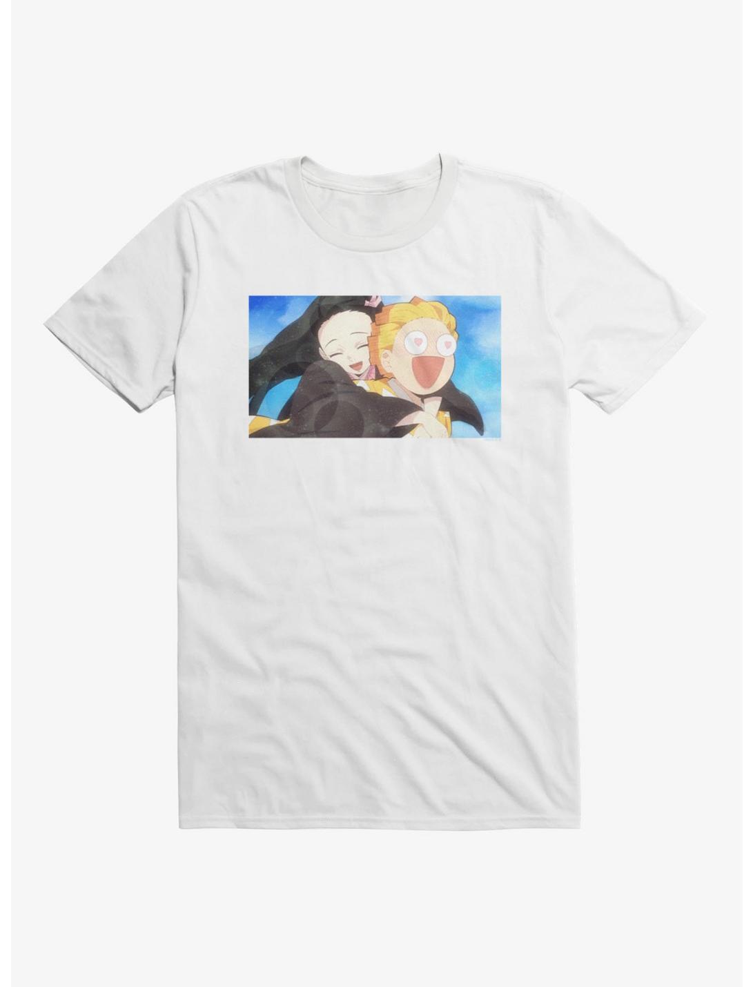 Demon Slayer: Kimetsu No Yaiba Lovely Zenitsu & Nezuko T-Shirt