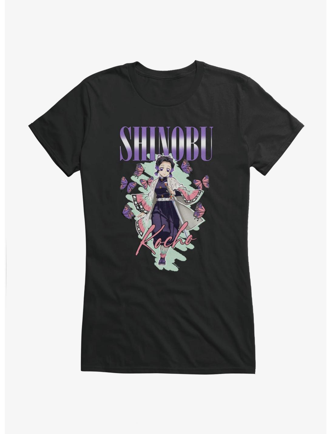 T-shirt Demon Slayer: Kimetsu No Yaiba Shinobu Kocho Papillons Fille
