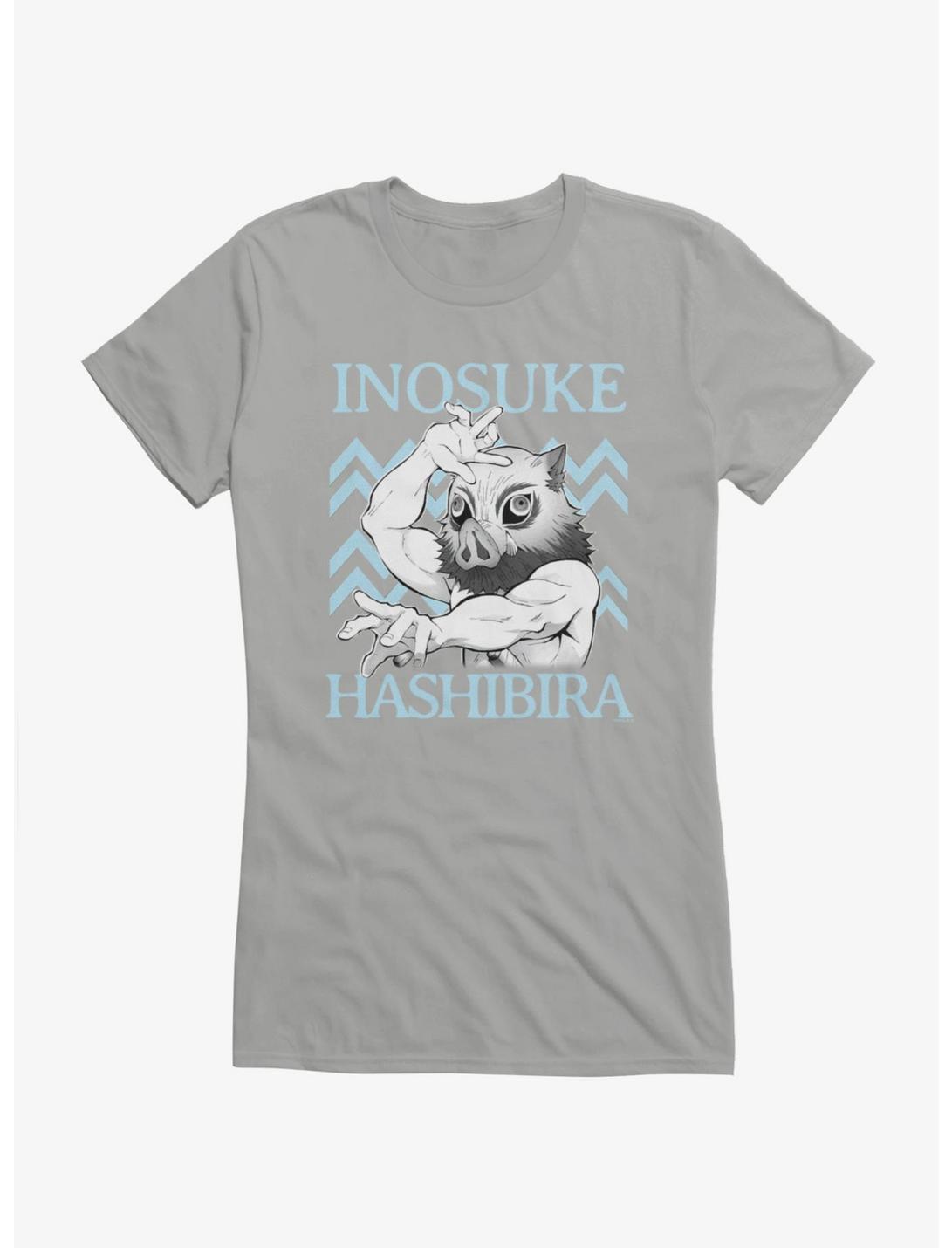 T-shirt Fille Enfant Demon Slayer: Kimetsu No Yaiba Inosuke Hashibira Chevron
