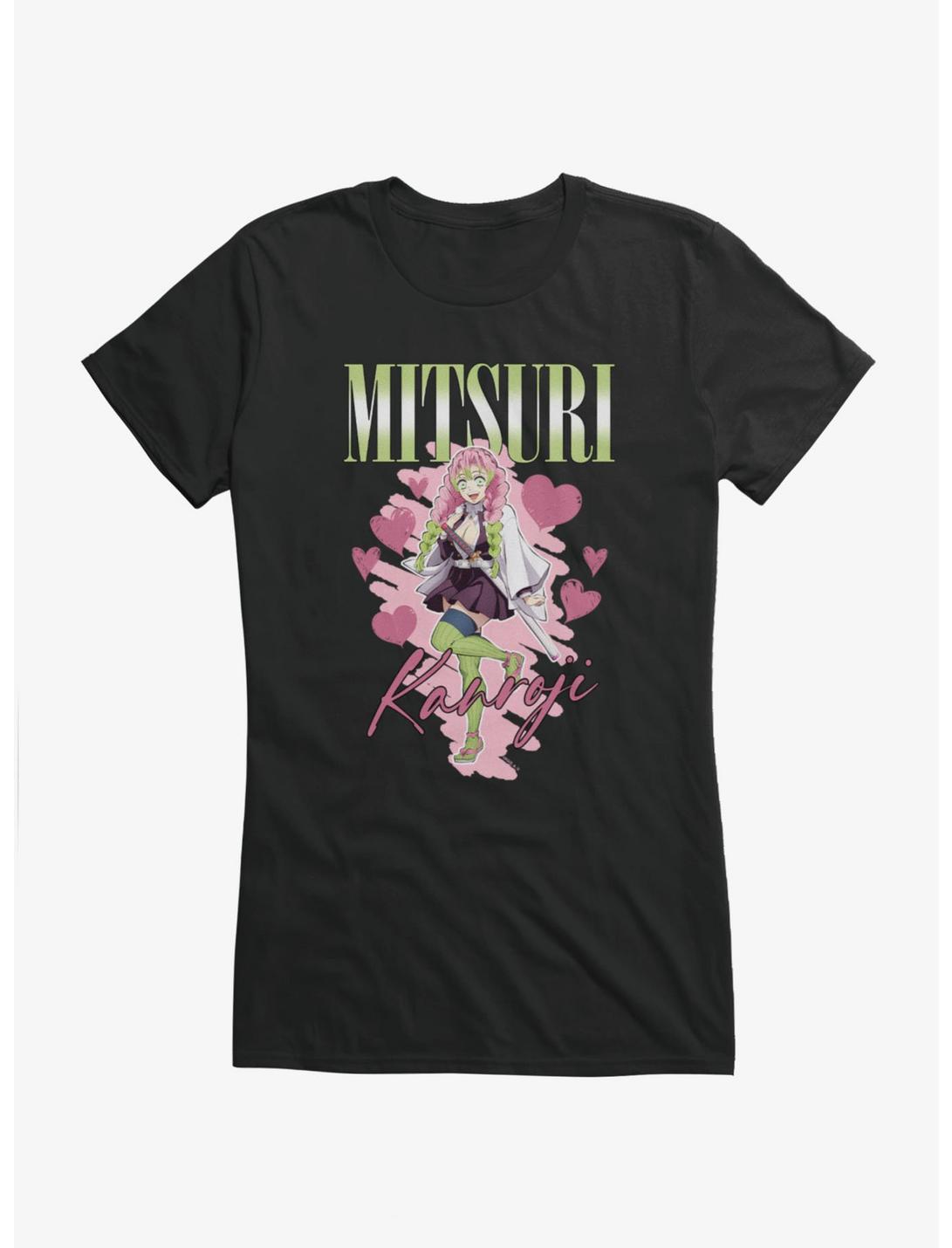 Demon Slayer: Kimetsu No Yaiba Mitsuri Kahroji Cœurs Filles T-Shirt