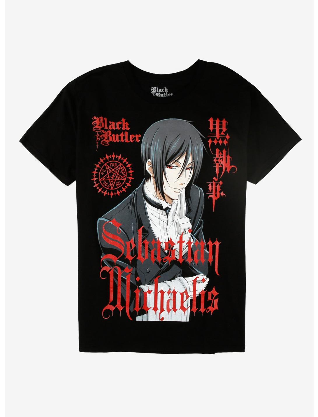 Black Butler Sebastian Jumbo Print T-Shirt