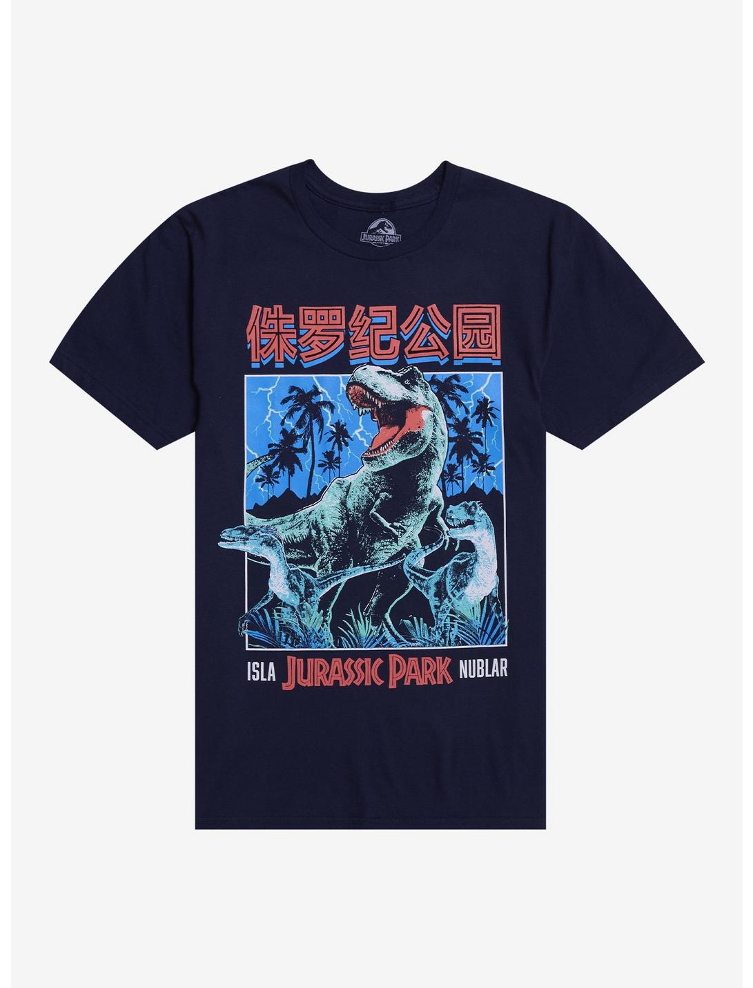Jurassic Park Lightning Dinosaurs T-Shirt