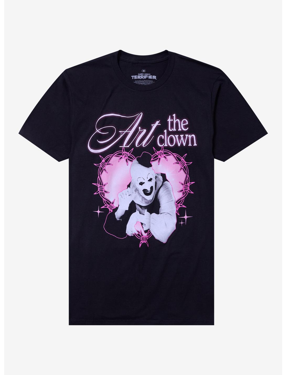 Terrifier Art The Clown Barbed Wire Heart T-Shirt