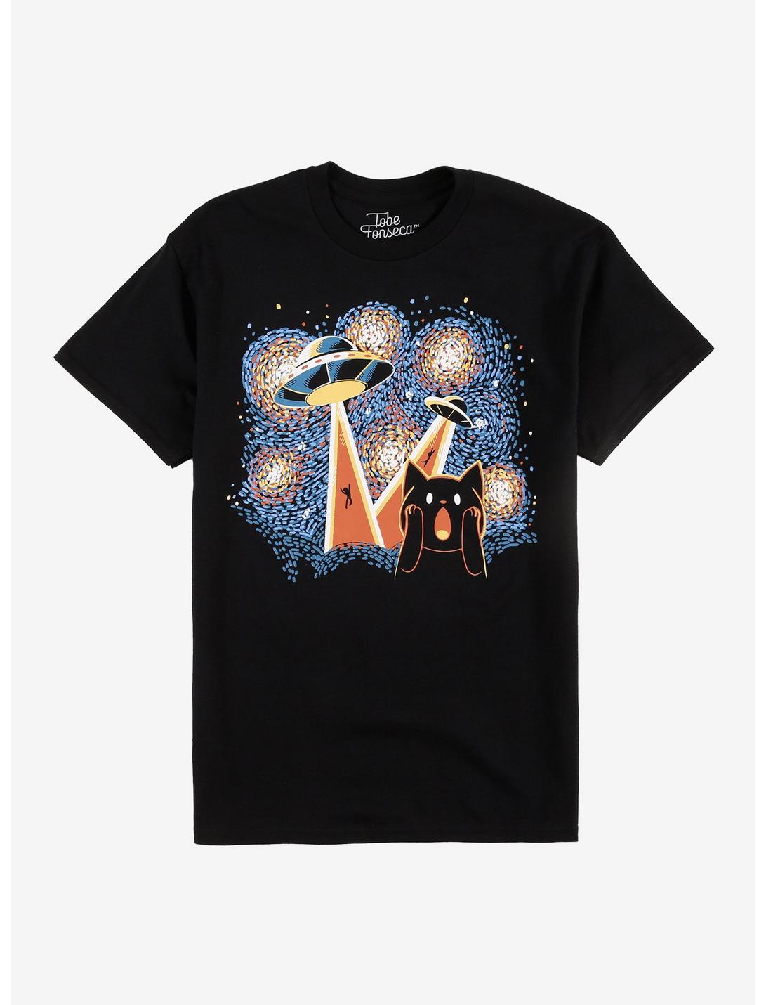 Starry Night Aliens T-Shirt By Tobe Fonseca