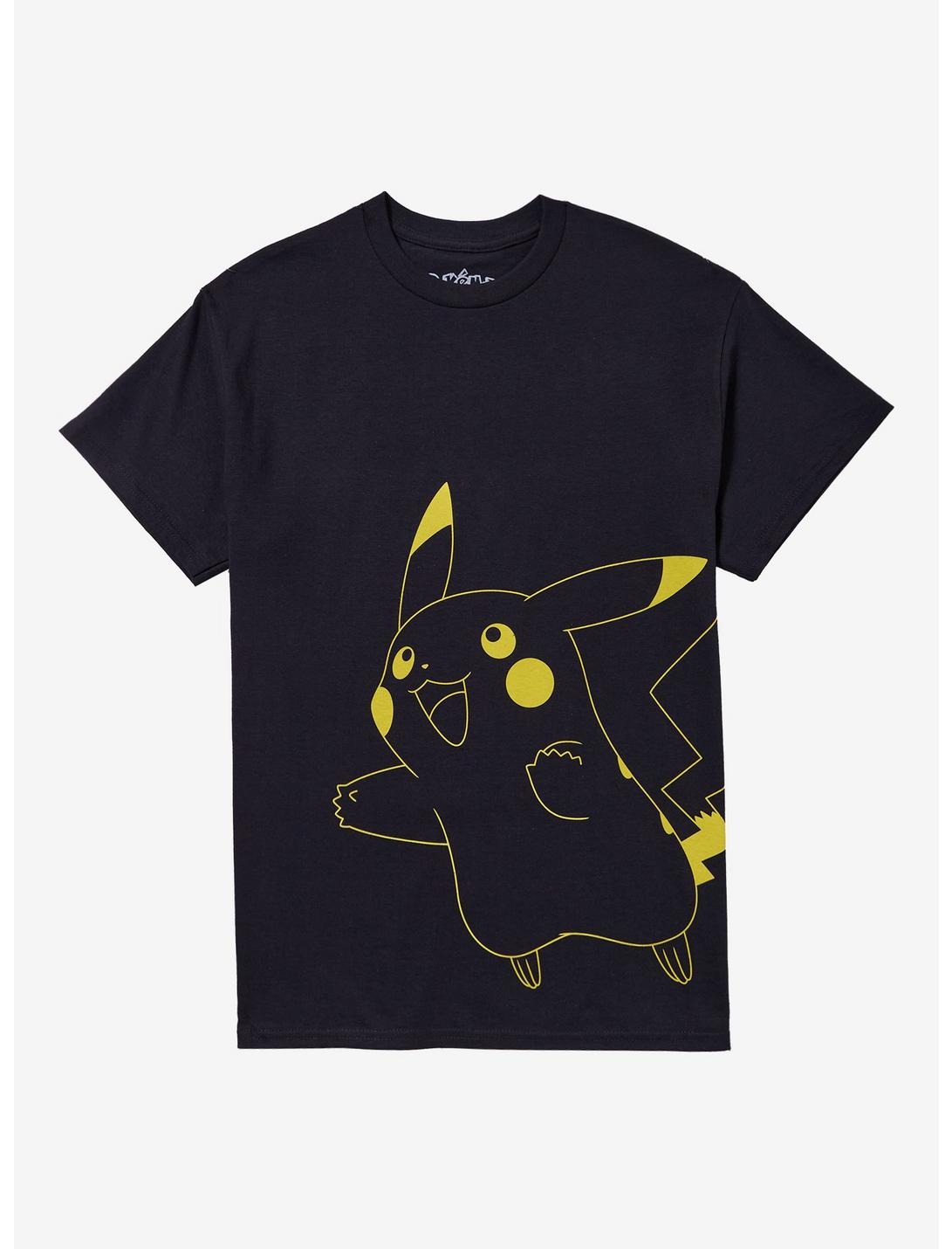 Pokémon Pikachu Line Art T-Shirt
