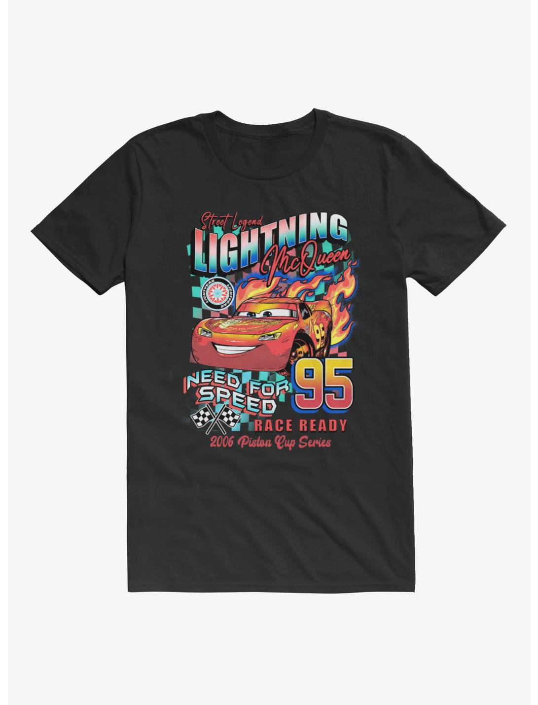 Disney Pixar Cars Lightning McQueen Racing T-Shirt Hot Topic Exclusive
