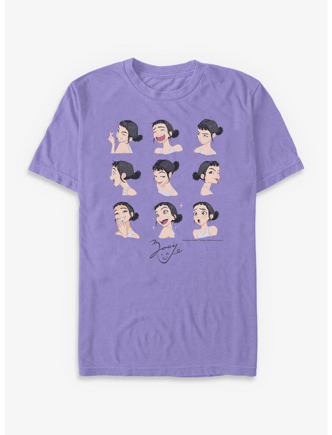 KPop Demon Hunters HUNTR/X Zoey Expressions Garment Dye T-Shirt