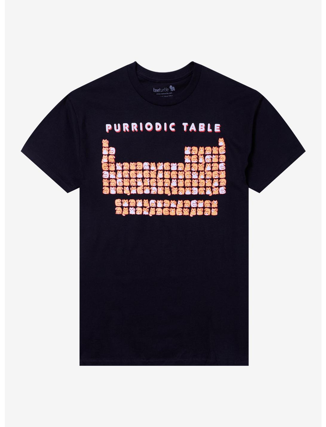 Purriodic Table Of Elements T-Shirt By teeturtle