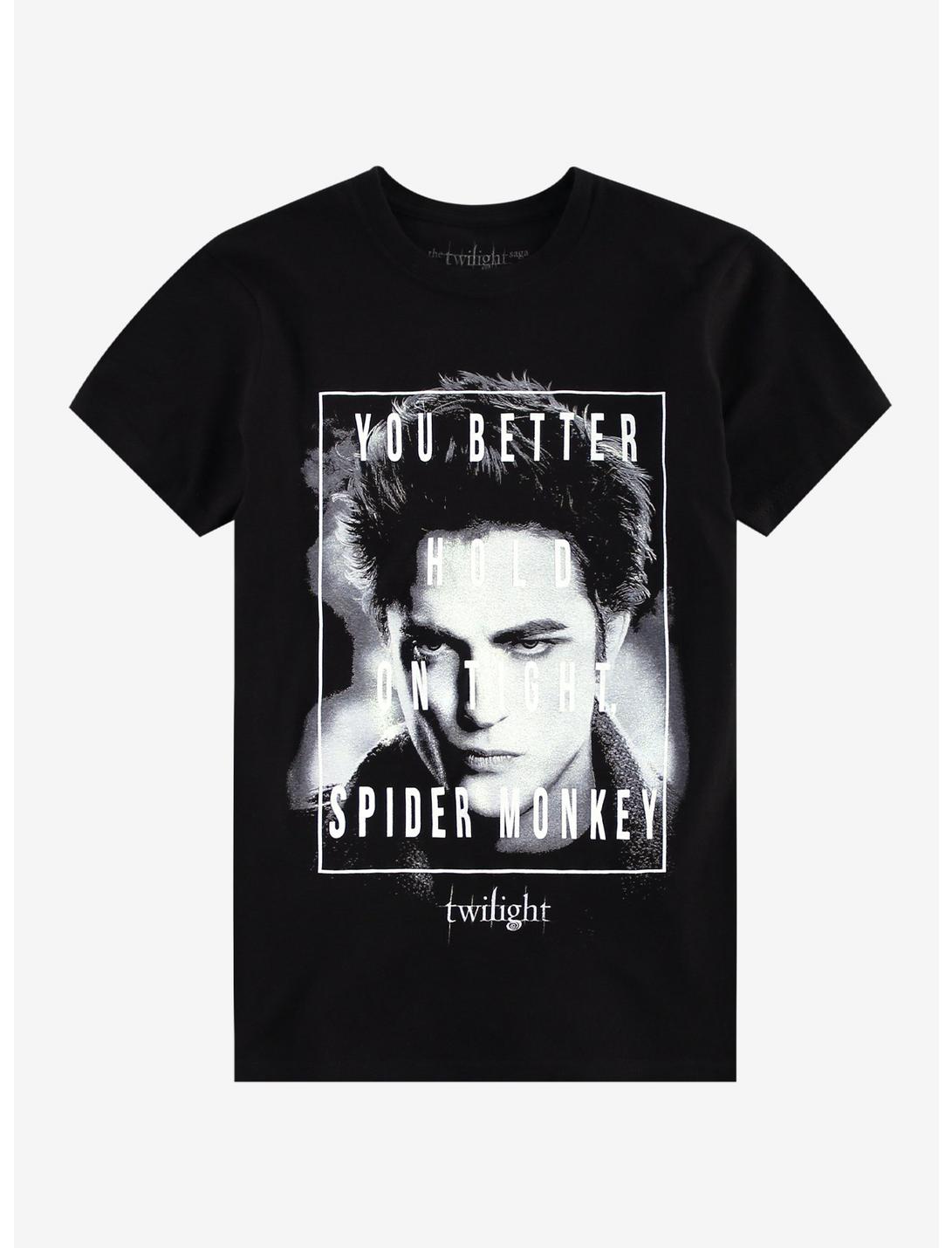 The Twilight Saga Edward Spider Monkey Glitter T-Shirt
