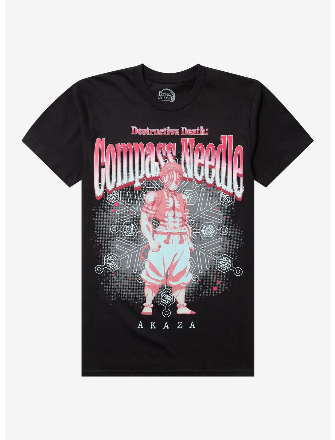 Demon Slayer: Kimetsu No Yaiba Akaza Compass Needle T-Shirt