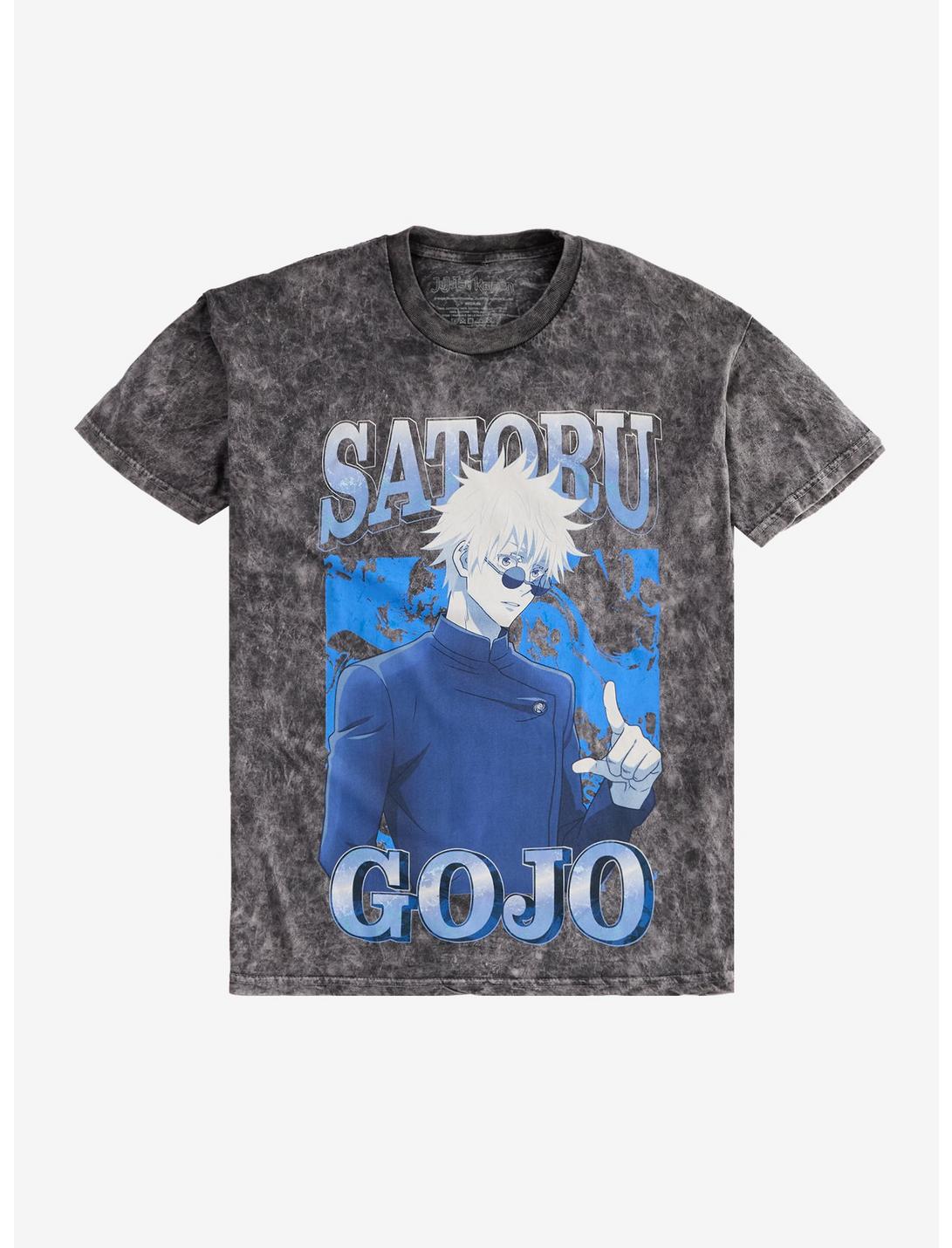Jujutsu Kaisen Gojo Blue Tonal Dark Wash T-Shirt